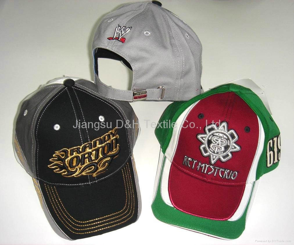 Cotton Embroidery Baseball Gorros Jockey Hat  2