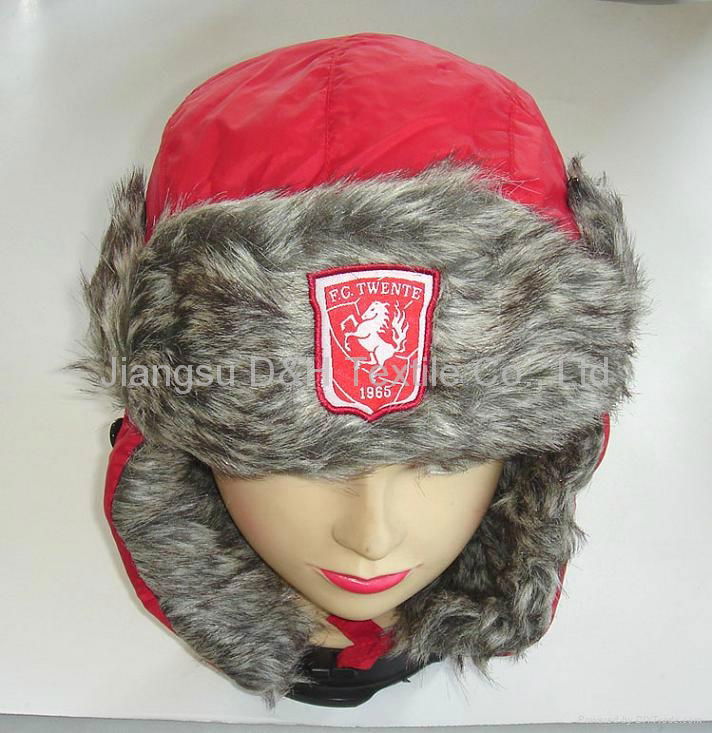 Micro fiber With Faux Fur Earflap Gorros Hats