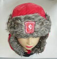 Micro fiber With Faux Fur Earflap Gorros