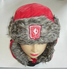 Micro fiber With Faux Fur Earflap Gorros Hats