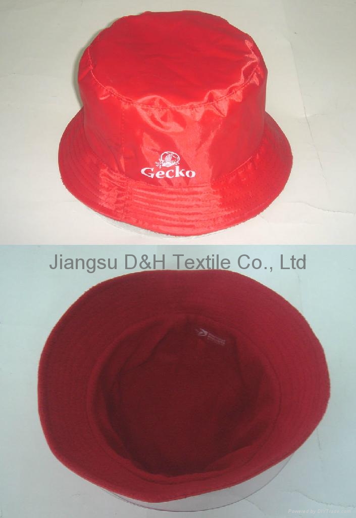 Waterproof Fabric Sun Hat Bucket Hat With Polar Fleece lining DH