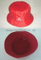 Waterproof Fabric Sun Hat Bucket Hat With Polar Fleece lining