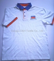 Cotton Pique Mesh Polo shirt