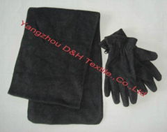 Polar fleece cap/Anti-pilling Polar Fleece Set/Warm Set