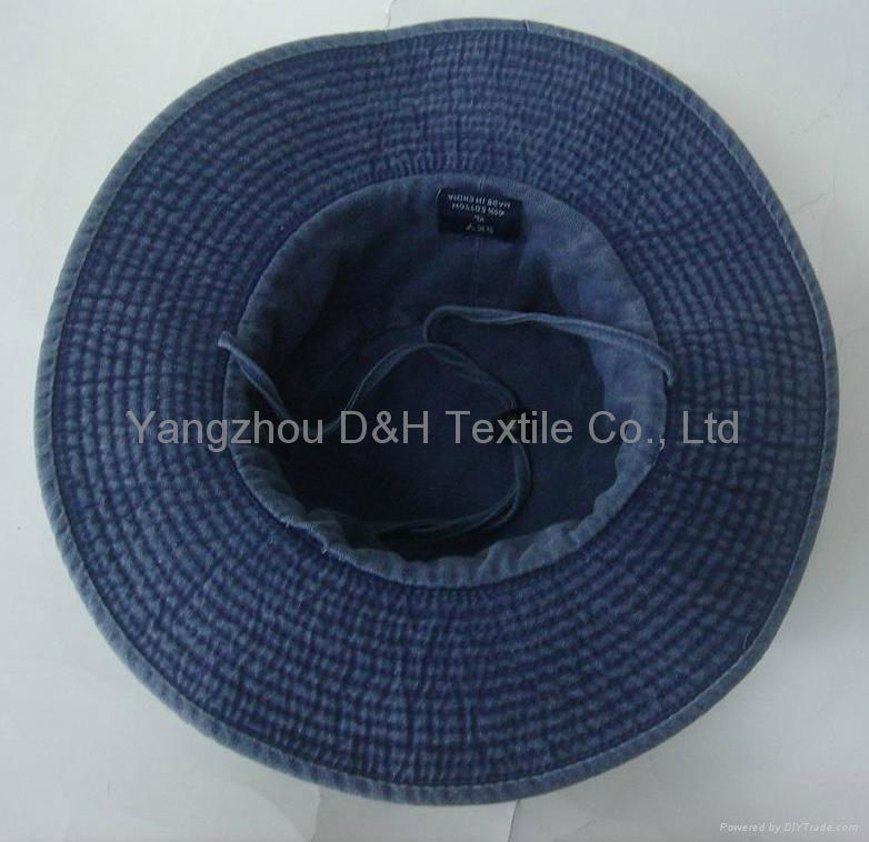 USA Regular Basic Hot 100% Cotton Big Brim Pigment Dyed Washed Hat  2