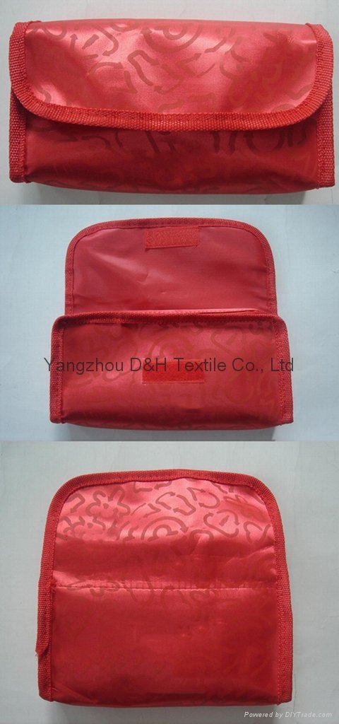 Hot! ! Promotion Quilted Cosmetic Pencil Bag 3