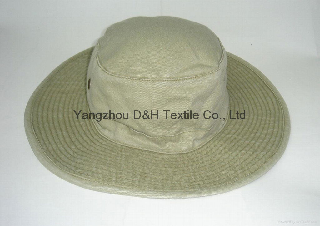 USA Regular Basic Hot 100% Cotton Big Brim Pigment Dyed Washed Hat  4