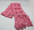  Lady Hook Flower Cotton Knitted Scarf/Warm Scarf