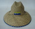 Cowboy stetson Straw sun  boater hat