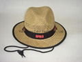 Promotion Straw Boater Custom Straw Sunhat  2