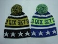 3A Quality Jacquard Knitted Hat with POM-POM