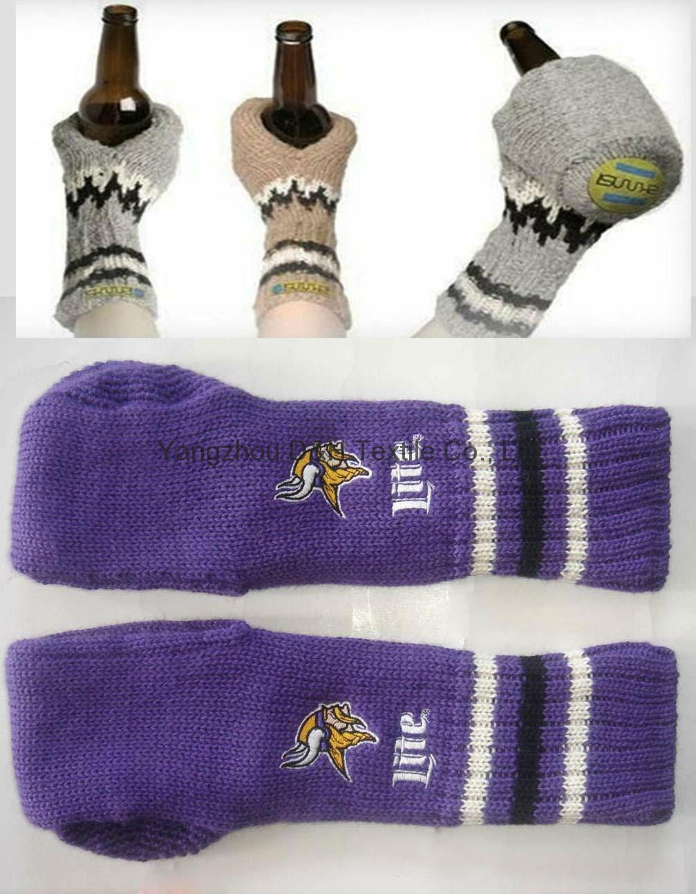 Beer Mitten Glove with Cup Holder Polar Fleece Inside DHCM58963