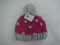 Fashion Ladies' Knitted Hat with Pompom/Crochet Hats 