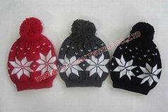 professional Knitted crochet hat warm glove scarf beanie