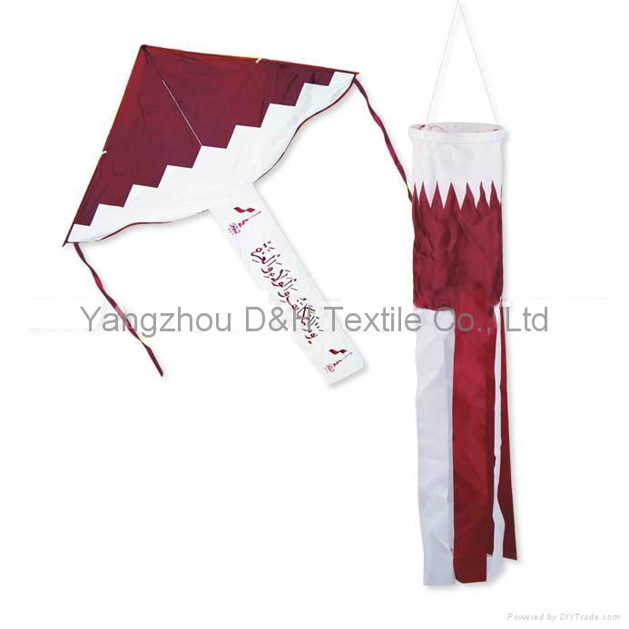 Promotion advertising National Day fans Air Pipe wind chime kite 3