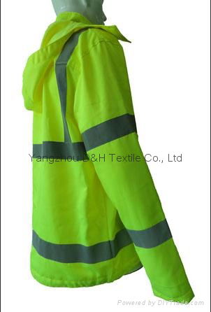 High Quality Green Nylon Jacket Work Cloth Workwear Apparel Coverall 4