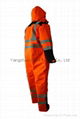  Nylon Orange Winter Coverall Work dress Cloth Overall Apparel  4