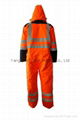  Nylon Orange Winter Coverall Work dress Cloth Overall Apparel  2