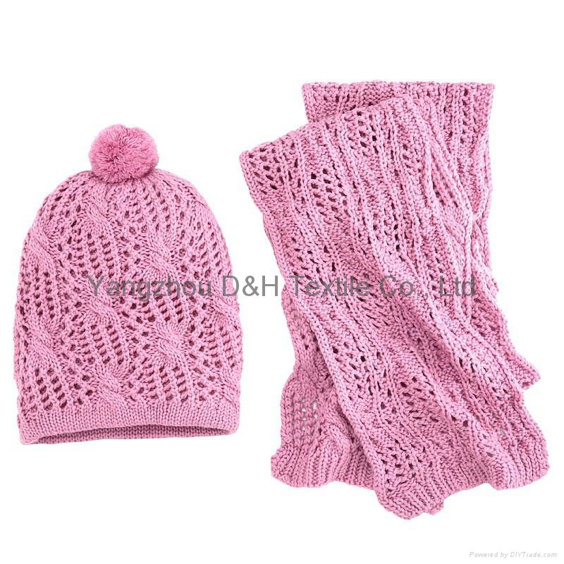 Child Knitted Set/ Knitted Hat / Knitted Scarf/Knitted Gloves 3