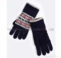 2017 HOT Fine Acrylic Knitted glove