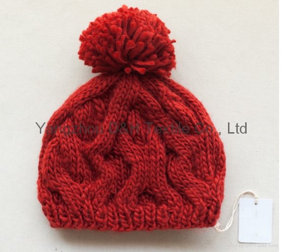  Crochet knitted hat with good quality 2