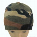 Camouflage polar fleece Winter Cloak Warm Earflap Hats  2