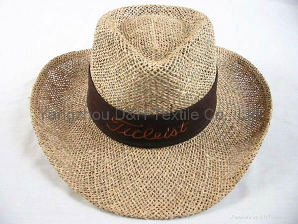 Promotion Straw Boater Custom Straw Sunhat  4