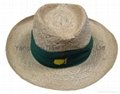  Wide brimmed Straw Gorros Hat  With Printing Band 3