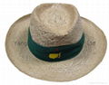 Wide brimmed Straw Gorros Hat  With Printing Band