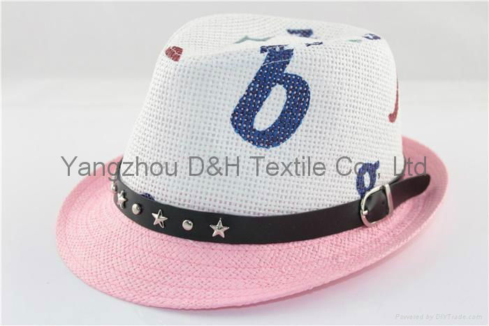 High Quality Creative Decorating Children Straw Hat /Sun Hat (DH-LH9102) 3