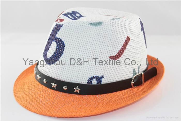 High Quality Creative Decorating Children Straw Hat /Sun Hat (DH-LH9102) 4