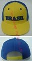 Applique Embroidery With Fitted Short Flat Peak Snapback  army Caps  3