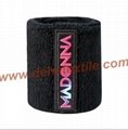 Custom Special design Sport Cotton Sweat Wristbands 