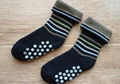 Magic Fuzzy feet slipper Socks With Dots Sole