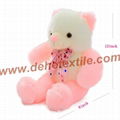 New Style LED Inductive Teddy Bear Stuffed Animals Plush Toy 