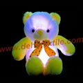 New Style LED Inductive Teddy Bear Stuffed Animals Plush Toy  6