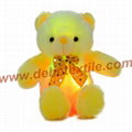 New Style LED Inductive Teddy Bear Stuffed Animals Plush Toy 