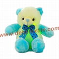 New Style LED Inductive Teddy Bear Stuffed Animals Plush Toy 