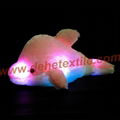 Creative Colorful LED Light Stuffed Animal Toy Glowing Dolphin Plush Toys 6