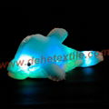 Creative Colorful LED Light Stuffed Animal Toy Glowing Dolphin Plush Toys