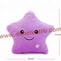 Blue Glowing Colorful Luminous LED Lucky Star Plush Pillow Stuffed Toys 4