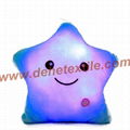 Blue Glowing Colorful Luminous LED Lucky Star Plush Pillow Stuffed Toys 6