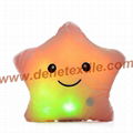 Blue Glowing Colorful Luminous LED Lucky Star Plush Pillow Stuffed Toys 8