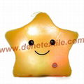 Blue Glowing Colorful Luminous LED Lucky Star Plush Pillow Stuffed Toys