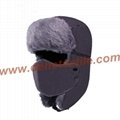 Customized Winter Bomber Hats with Earflap and Mask 
