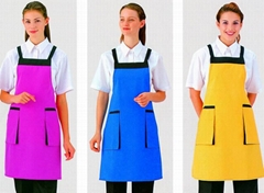 Nice Princess Style kitchen apron with heart shape pocket Garden Apron 