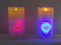 New Hot Night Light LED Fiber Optical Candle 2