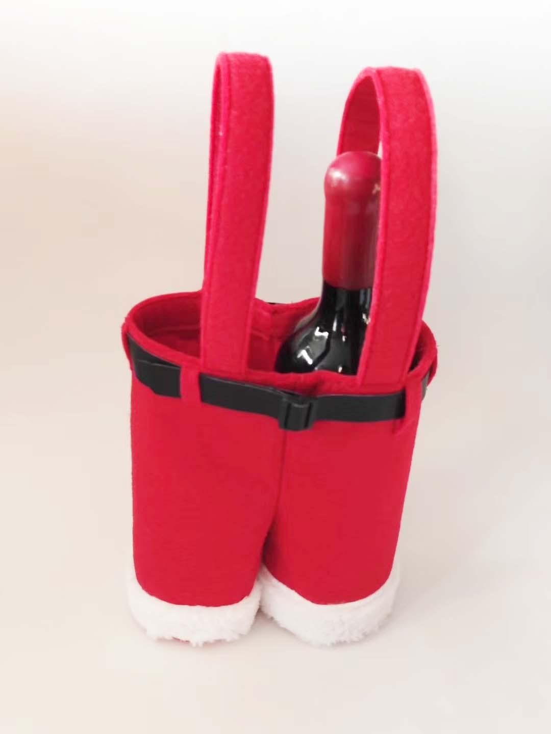 Christmas Red Bottle Holder 2