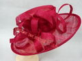 Fashional Sinamay wedding bridal derby dress hat 5