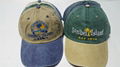 Beach Pigment Wash Cotton Beach Gorros Souvenir EDWC Jockey cap